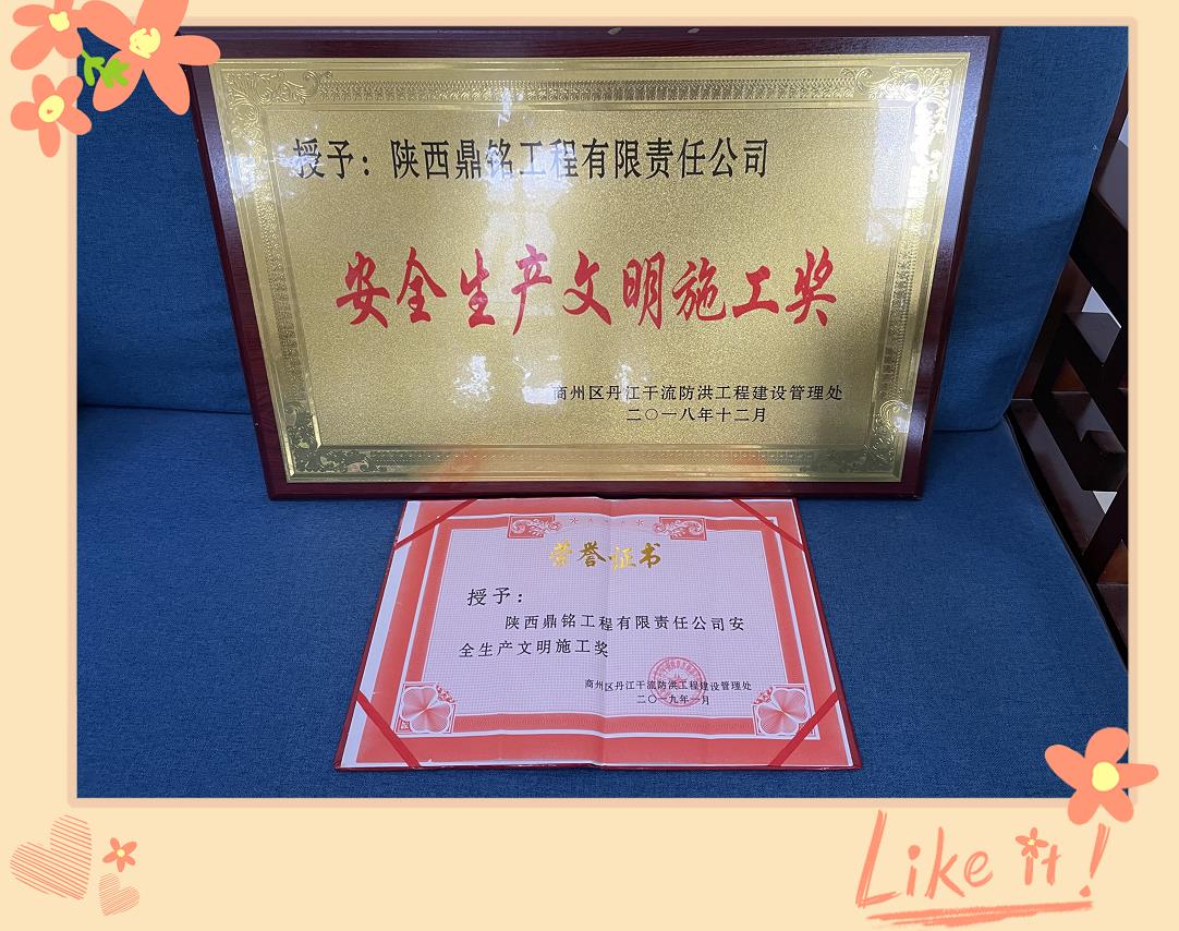 榮譽(yù)證書(shū)